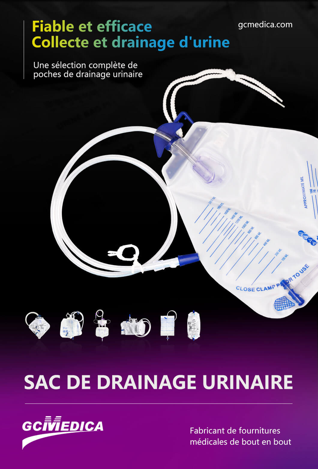 Sac de drainage urinaire